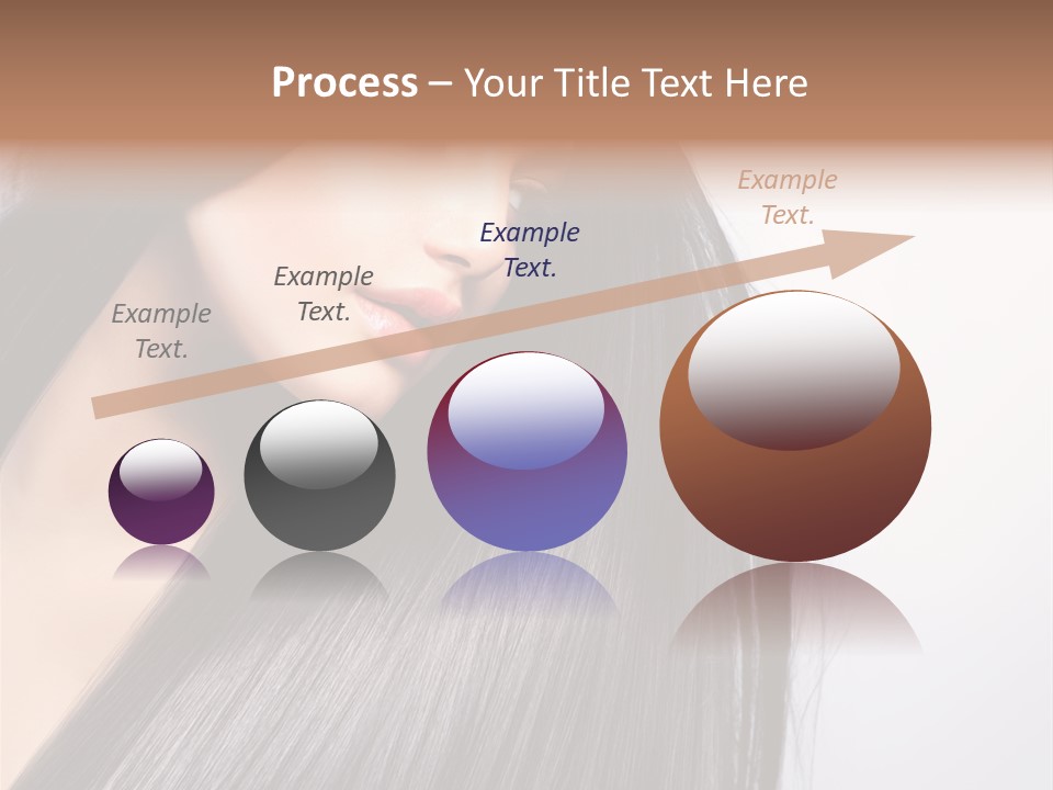 Hairstyle Cosmetic Wellness PowerPoint Template