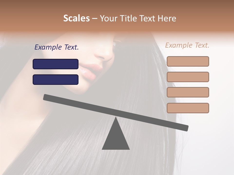 Hairstyle Cosmetic Wellness PowerPoint Template