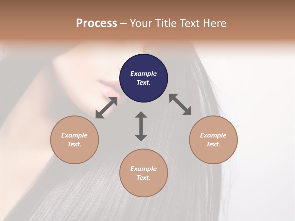 Hairstyle Cosmetic Wellness PowerPoint Template