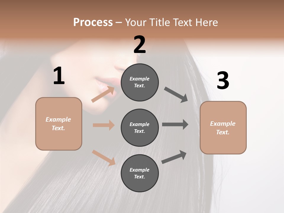 Hairstyle Cosmetic Wellness PowerPoint Template