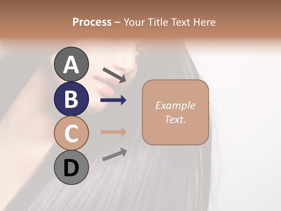 Hairstyle Cosmetic Wellness PowerPoint Template