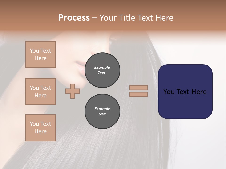 Hairstyle Cosmetic Wellness PowerPoint Template