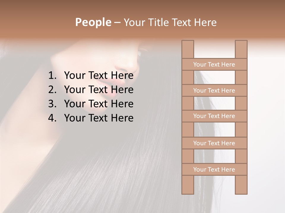 Hairstyle Cosmetic Wellness PowerPoint Template