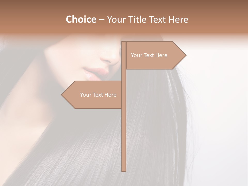 Hairstyle Cosmetic Wellness PowerPoint Template