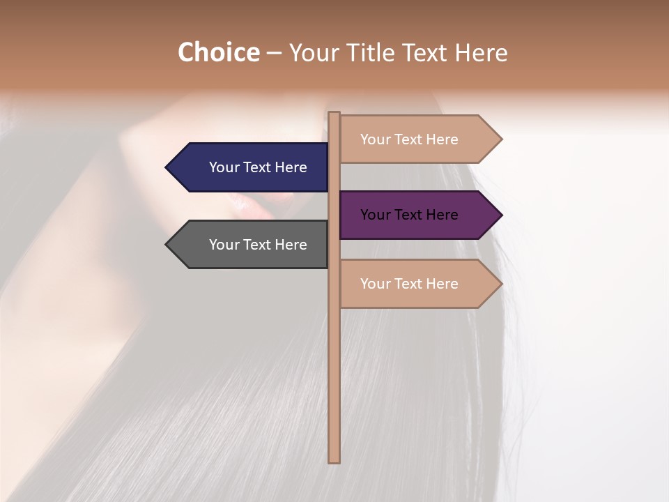 Hairstyle Cosmetic Wellness PowerPoint Template