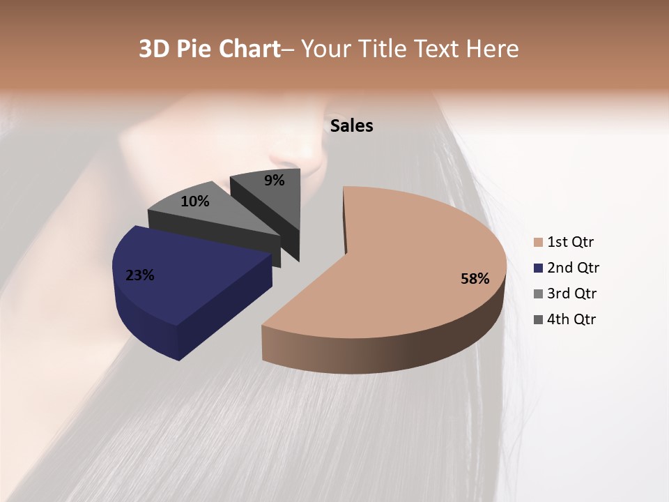 Hairstyle Cosmetic Wellness PowerPoint Template