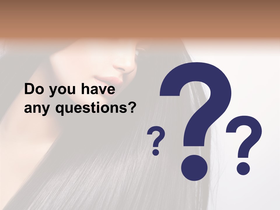 Hairstyle Cosmetic Wellness PowerPoint Template