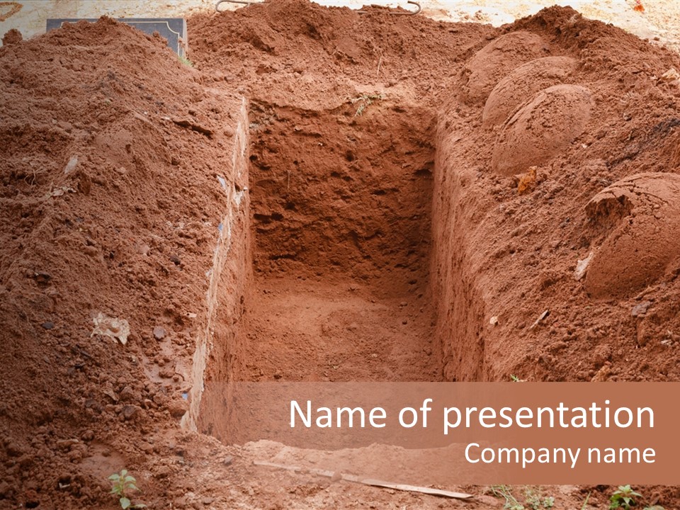 Mortality Simple Modest PowerPoint Template