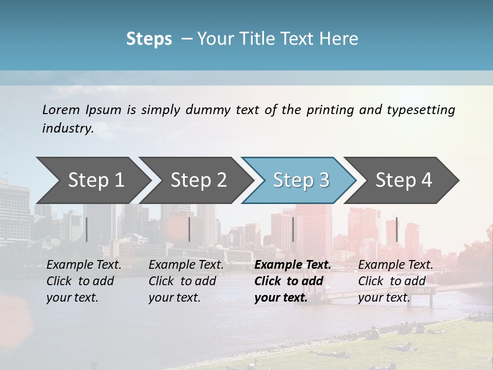 Australia Weekend Skyline PowerPoint Template