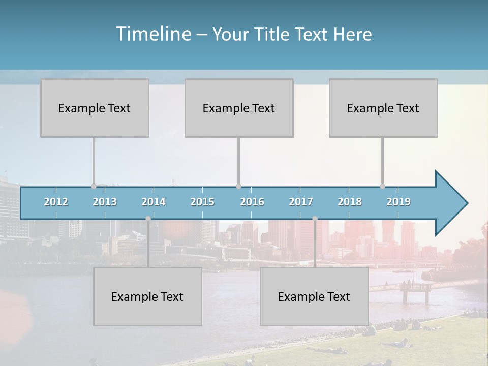 Australia Weekend Skyline PowerPoint Template