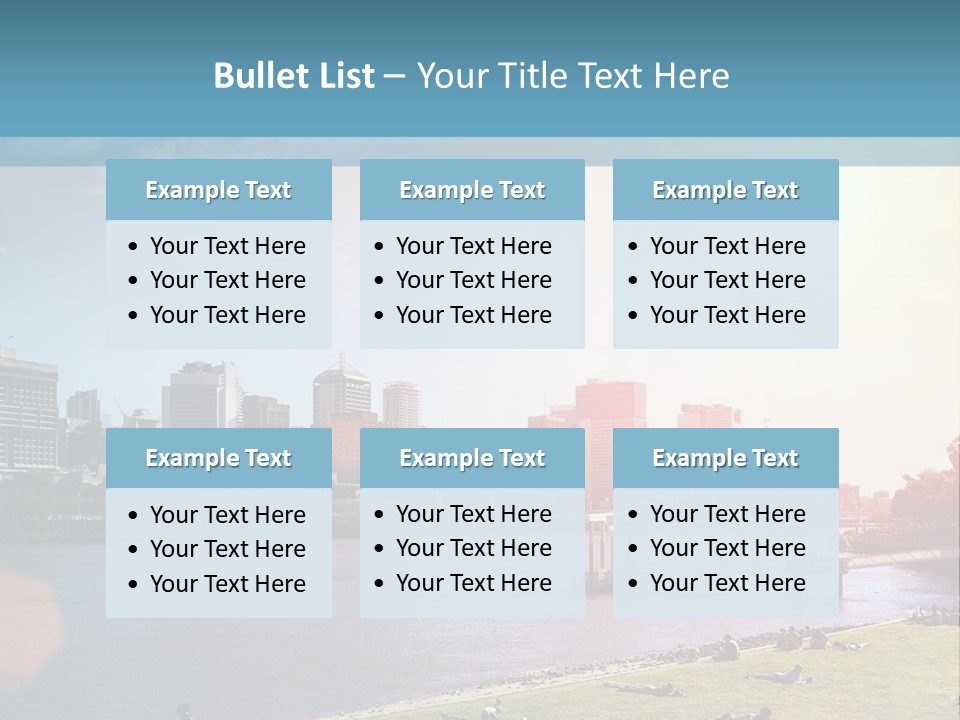 Australia Weekend Skyline PowerPoint Template