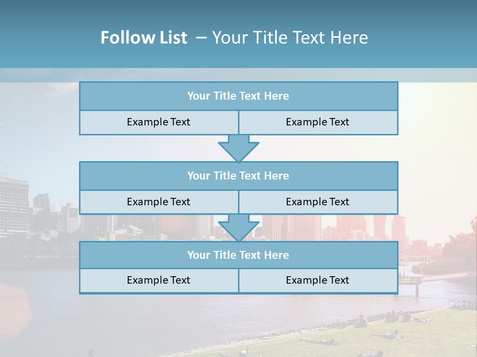 Australia Weekend Skyline PowerPoint Template