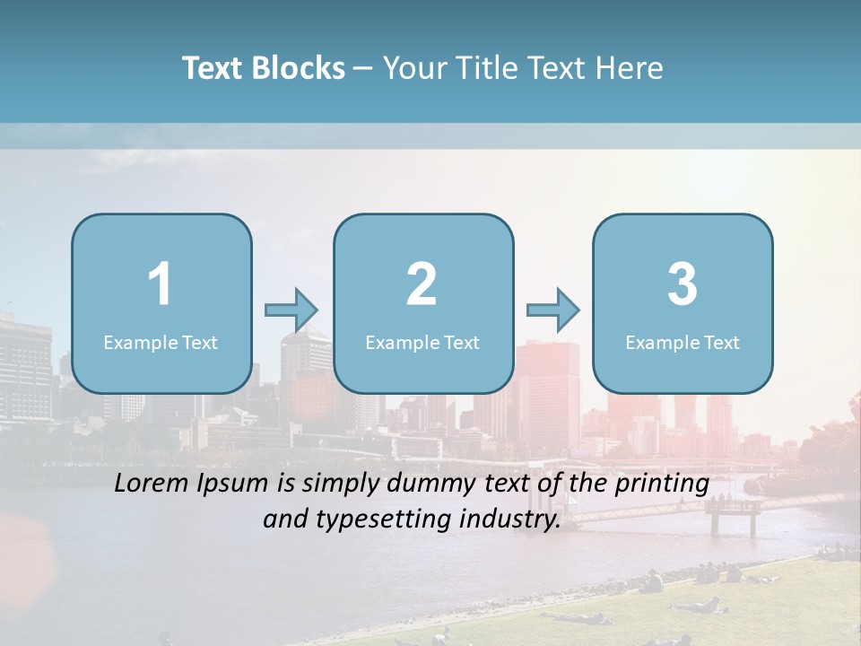 Australia Weekend Skyline PowerPoint Template