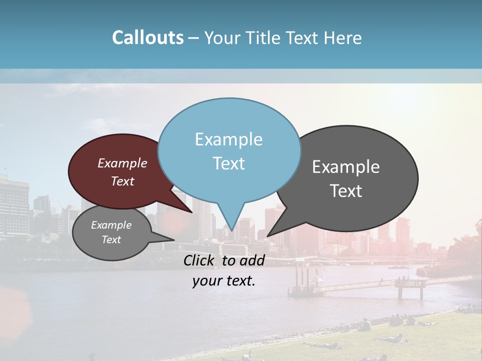 Australia Weekend Skyline PowerPoint Template