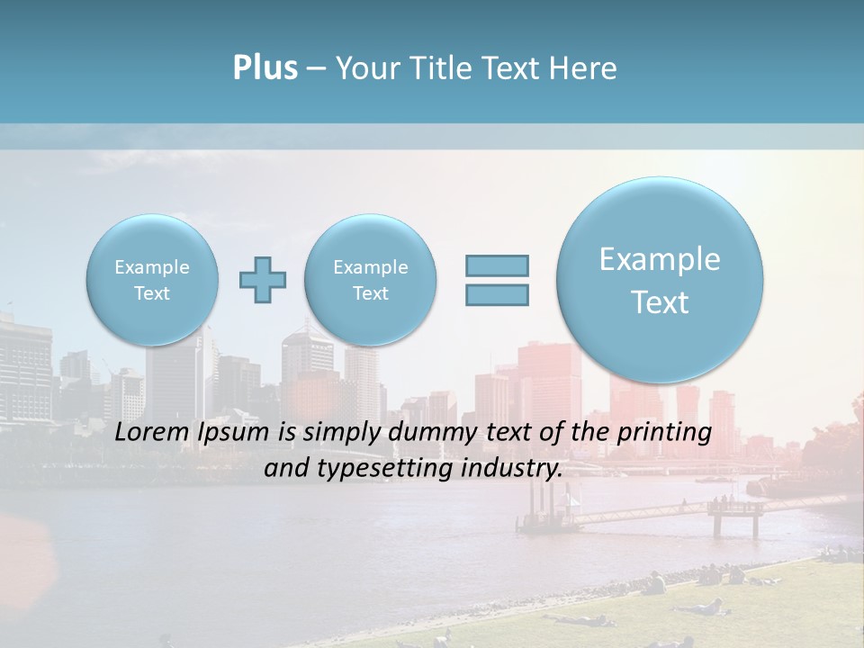 Australia Weekend Skyline PowerPoint Template