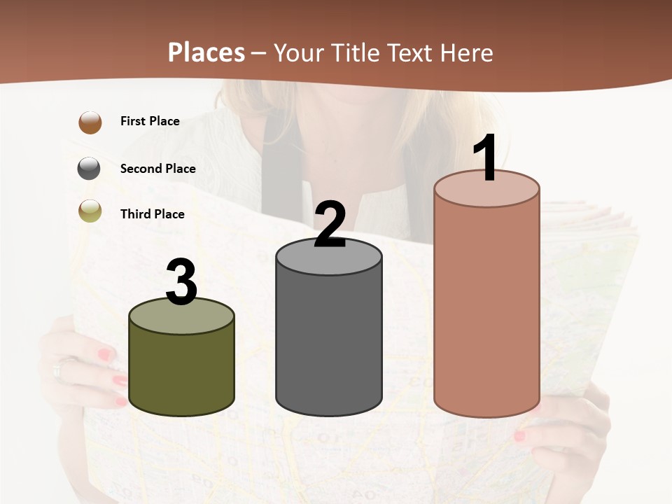 Cowboy Hat Voyage Woman PowerPoint Template