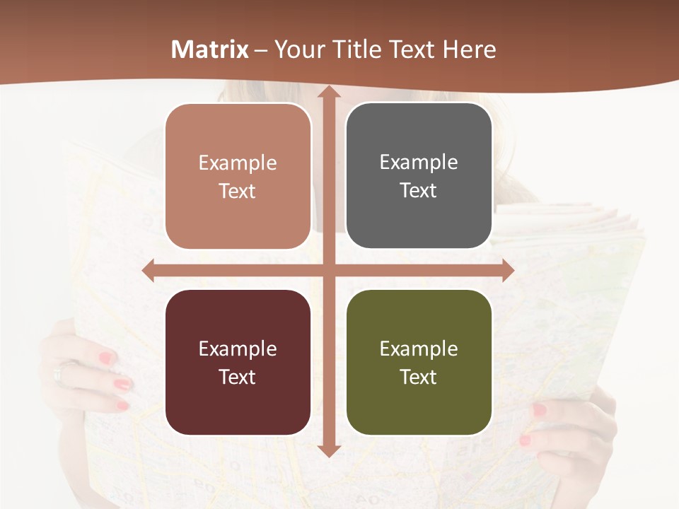 Cowboy Hat Voyage Woman PowerPoint Template