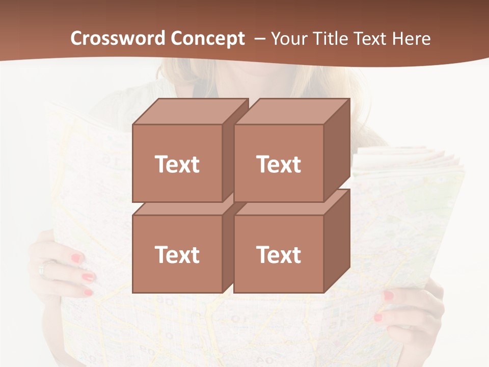 Cowboy Hat Voyage Woman PowerPoint Template