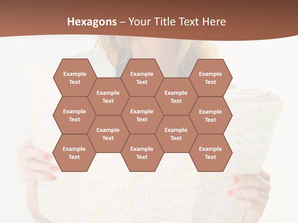 Cowboy Hat Voyage Woman PowerPoint Template