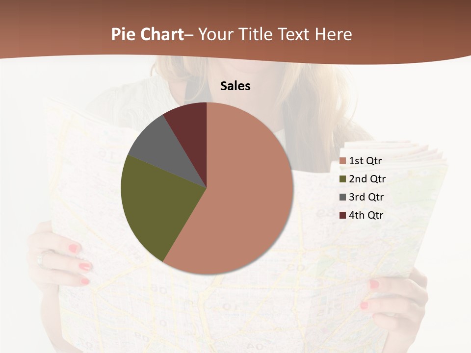 Cowboy Hat Voyage Woman PowerPoint Template