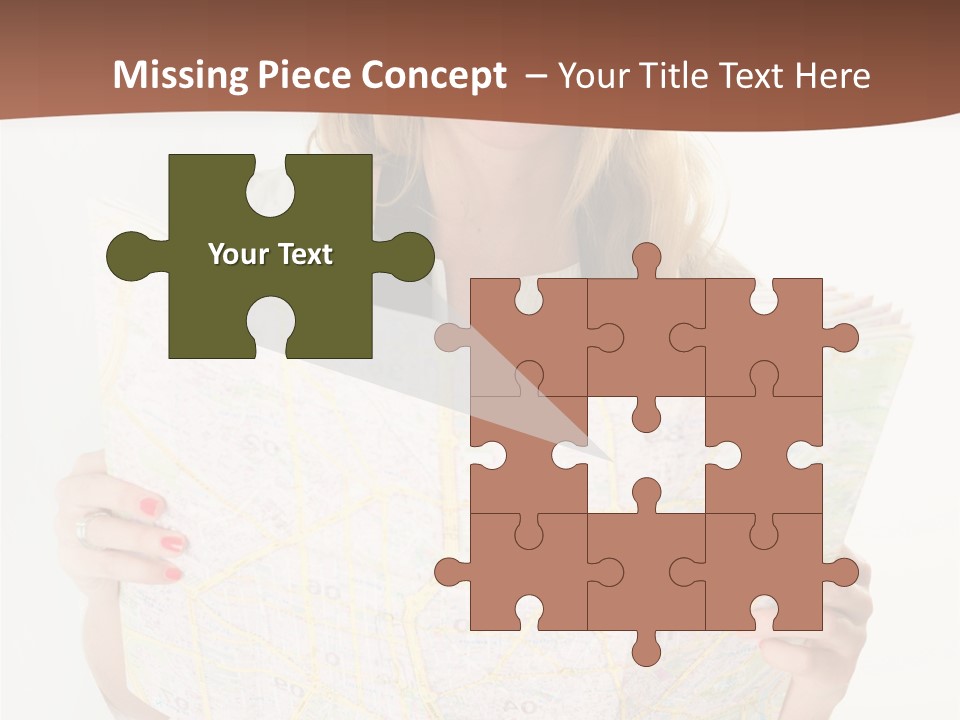 Cowboy Hat Voyage Woman PowerPoint Template