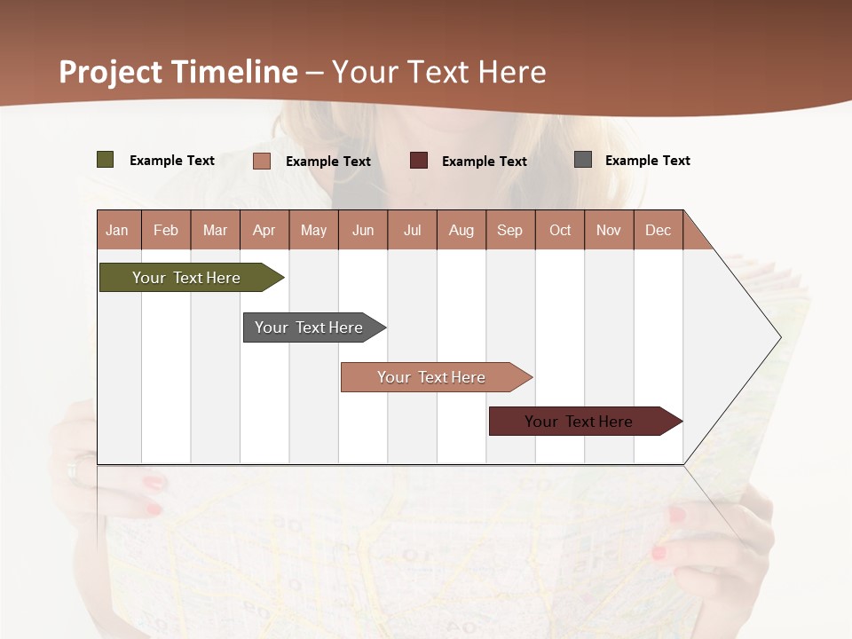 Cowboy Hat Voyage Woman PowerPoint Template