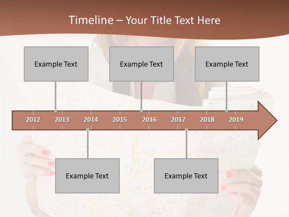 Cowboy Hat Voyage Woman PowerPoint Template