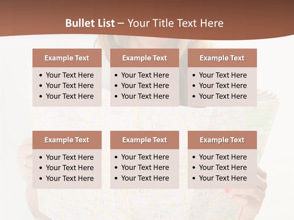 Cowboy Hat Voyage Woman PowerPoint Template