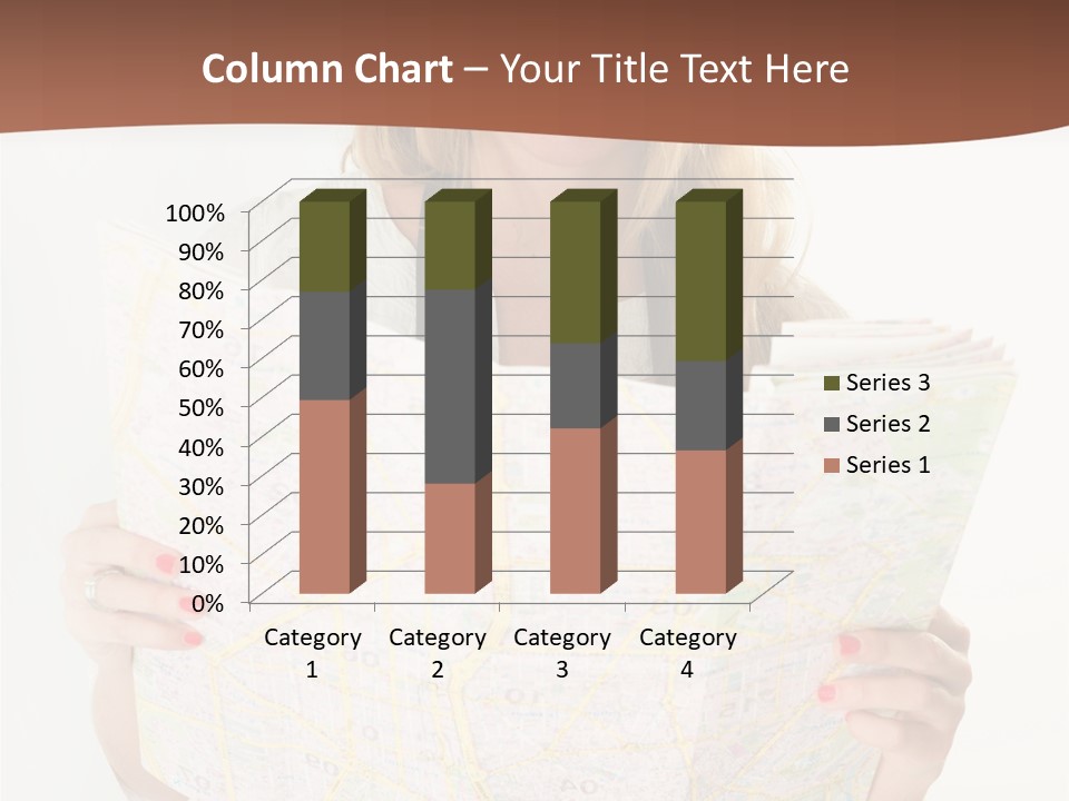 Cowboy Hat Voyage Woman PowerPoint Template