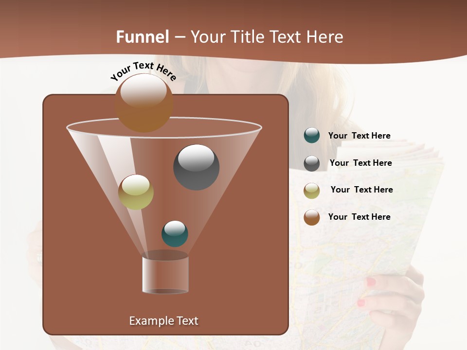 Cowboy Hat Voyage Woman PowerPoint Template