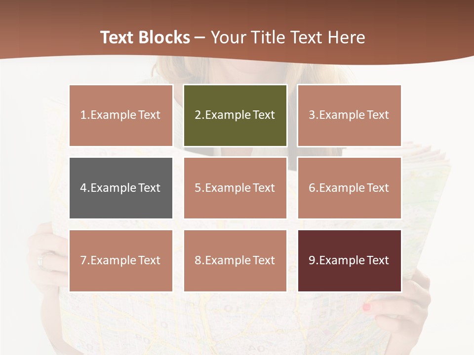 Cowboy Hat Voyage Woman PowerPoint Template