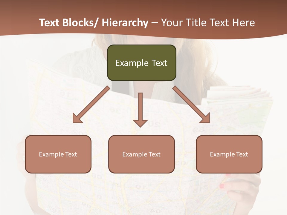 Cowboy Hat Voyage Woman PowerPoint Template