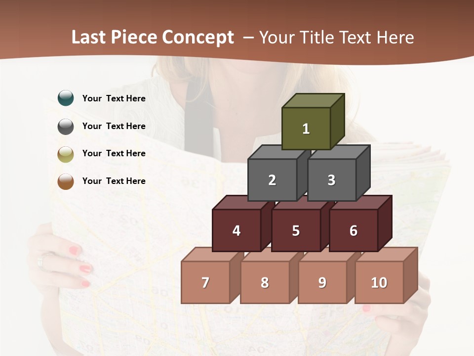 Cowboy Hat Voyage Woman PowerPoint Template