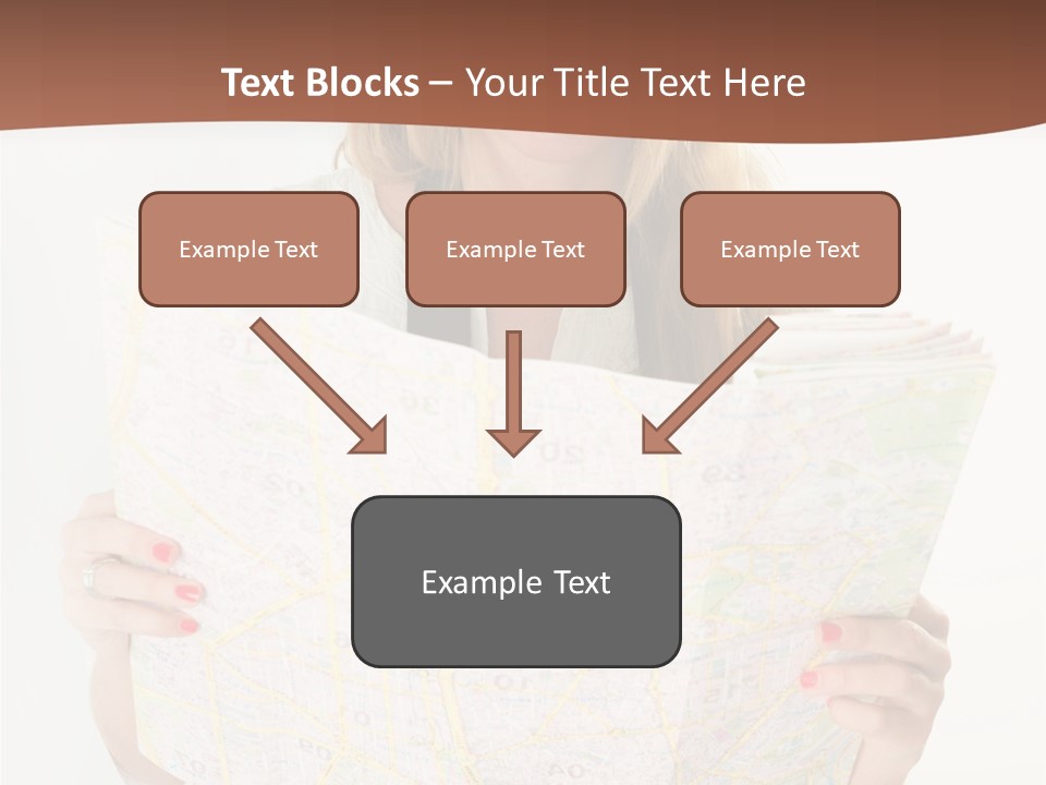 Cowboy Hat Voyage Woman PowerPoint Template