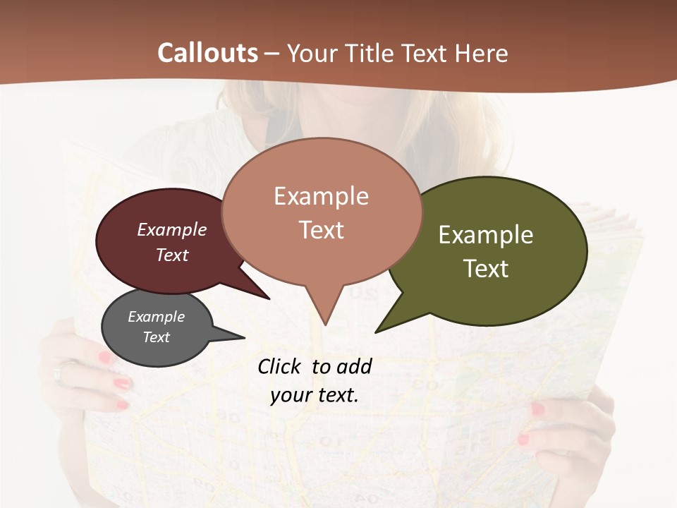 Cowboy Hat Voyage Woman PowerPoint Template