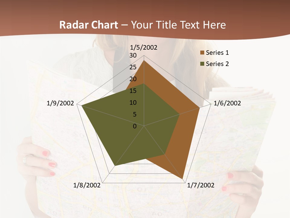 Cowboy Hat Voyage Woman PowerPoint Template