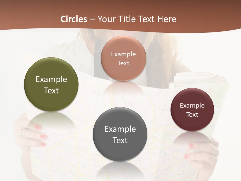 Cowboy Hat Voyage Woman PowerPoint Template