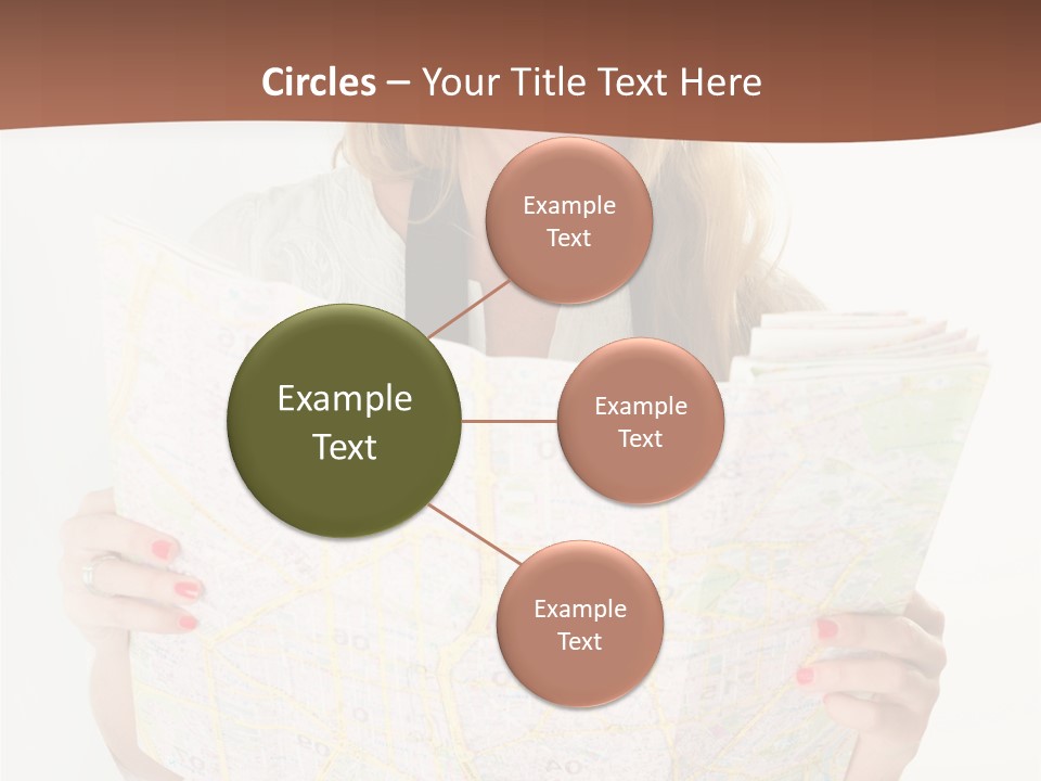 Cowboy Hat Voyage Woman PowerPoint Template