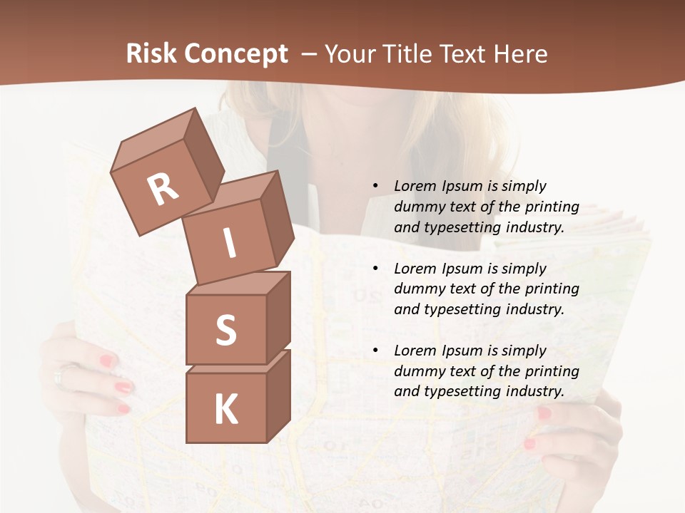 Cowboy Hat Voyage Woman PowerPoint Template