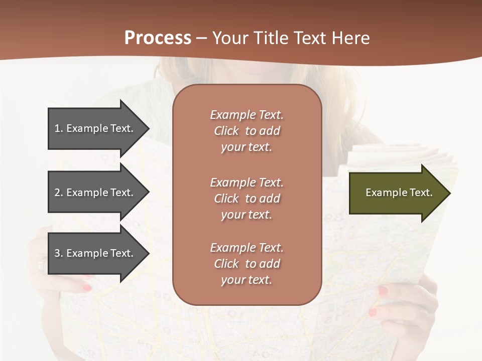 Cowboy Hat Voyage Woman PowerPoint Template