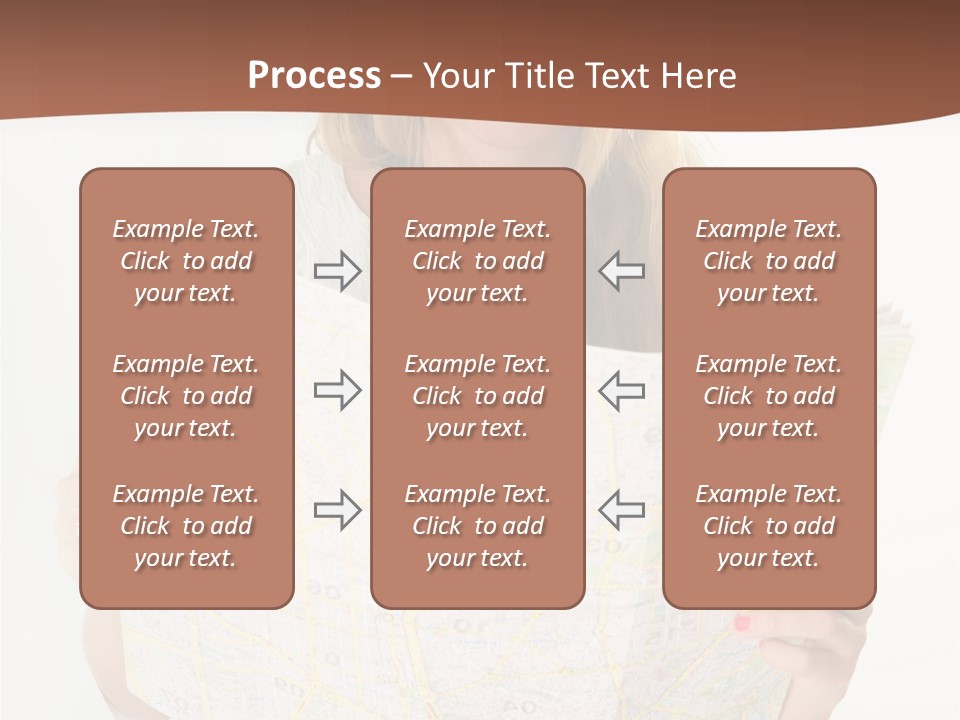 Cowboy Hat Voyage Woman PowerPoint Template