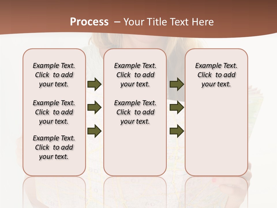 Cowboy Hat Voyage Woman PowerPoint Template