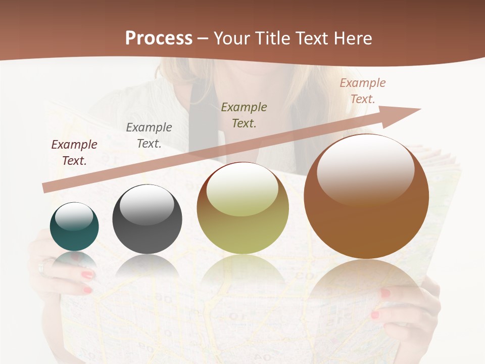 Cowboy Hat Voyage Woman PowerPoint Template