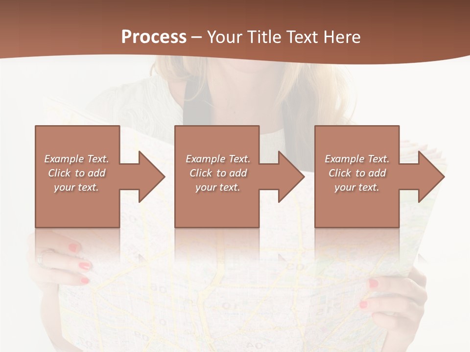 Cowboy Hat Voyage Woman PowerPoint Template