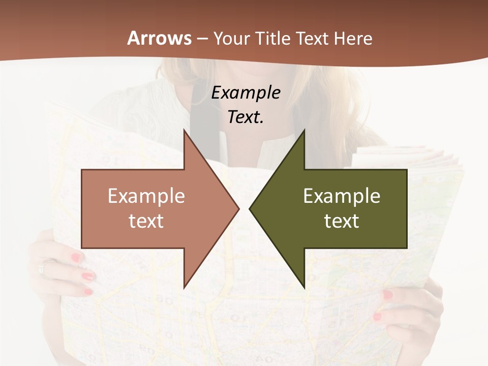 Cowboy Hat Voyage Woman PowerPoint Template