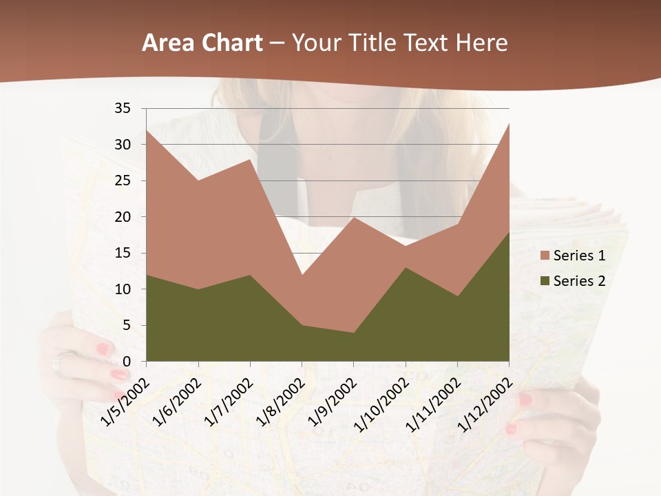 Cowboy Hat Voyage Woman PowerPoint Template