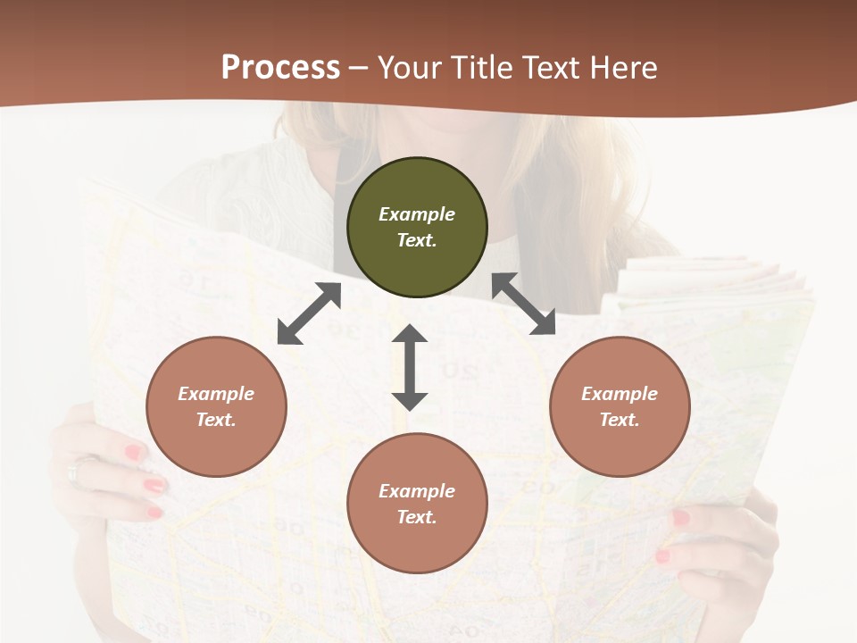 Cowboy Hat Voyage Woman PowerPoint Template