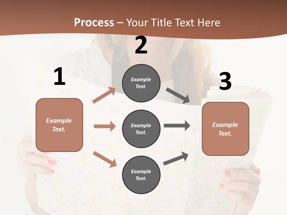 Cowboy Hat Voyage Woman PowerPoint Template