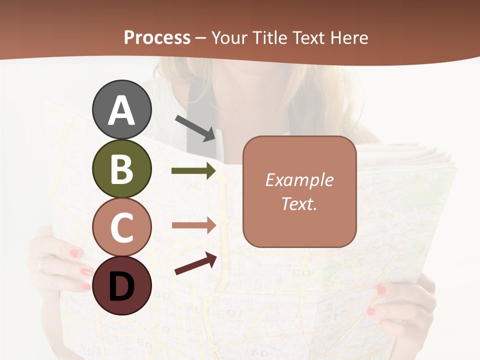 Cowboy Hat Voyage Woman PowerPoint Template