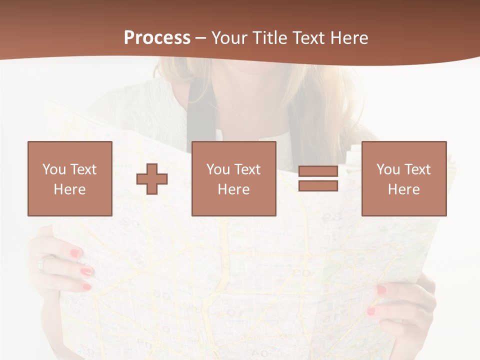 Cowboy Hat Voyage Woman PowerPoint Template